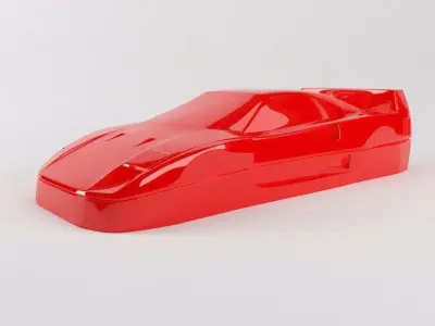 The silhouette of the car Ferrari F40 3D print model