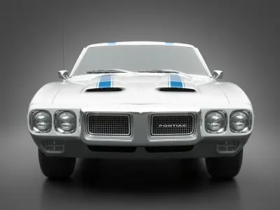 1969 Pontiac Firebird Trans Am 3D model
