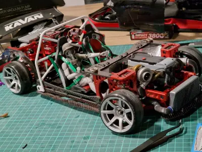 10th scale RC Drift Car Rhinomax II scale accessories pack 3D print model