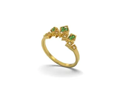 Clean fusion ring - Jewelry - 3D - AN-1003 3D print model