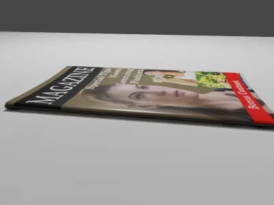 Magazine - Revista Low-poly 3D model