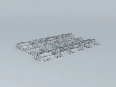 Eco Rail Real Grass Covered Track Old Steam Days Free 3D model