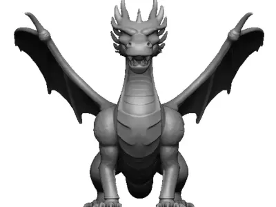 dragon pendant 3D print model