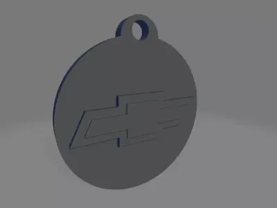 Chevrolet Keychain 3D print model