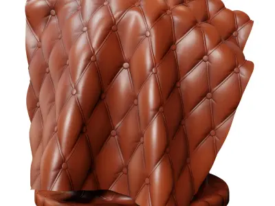 Chesterfield Leather - PBR - 14 Colors - 4K - PNG Texture