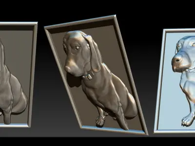 Collection 10 golden dragon 3D print model