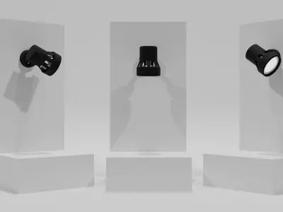 simple wall light Free 3D model