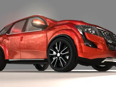 3D XUV cadillac suv 3D model