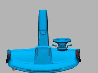 Volvo EX30 2024 Instrument Panel Vehicle 3d scan model 3D model  3D model