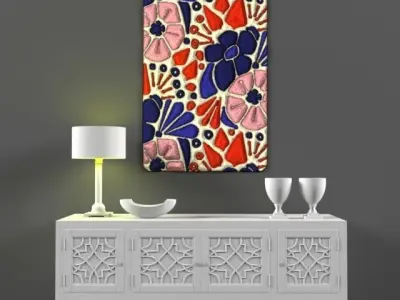 Sewing designer art - Colo Garden concept 3D model