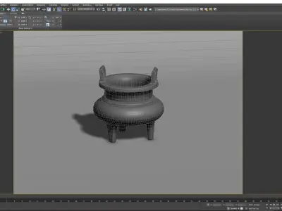 Ding Furnace Incense 3D model