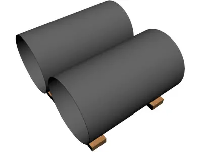 14in Thin Wall Pipe 3D model