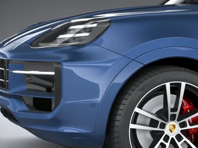 Porsche Cayenne S Coupe 2024 3D model