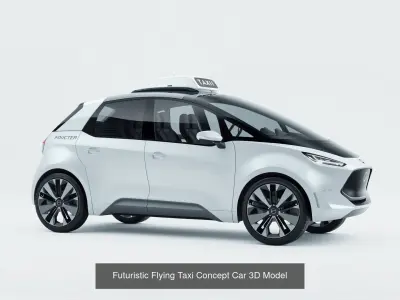 Futuristic Taxi Concepts Pack
