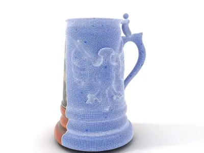 Regal Eagle Tankard model pack Low-poly 3D model