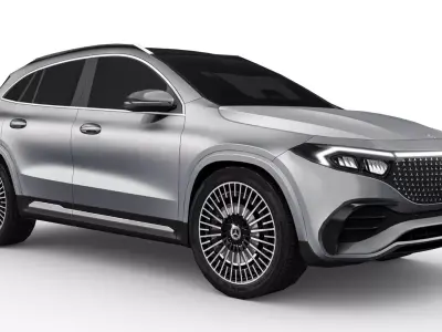 Mercedes-Benz EQA 2024 Low-poly 3D model