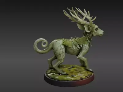 Articulated Forest Sprite 3D Model Fantasy Creature Print-Ready 3D model