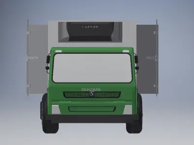 China refrigeration truck  3D model