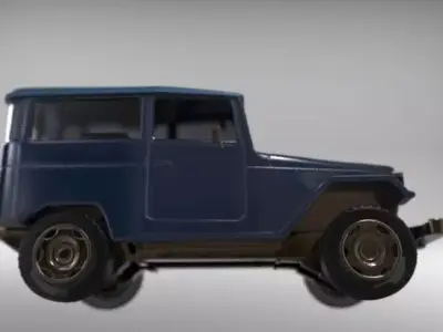 Matchbox toy car anaconda 3D model