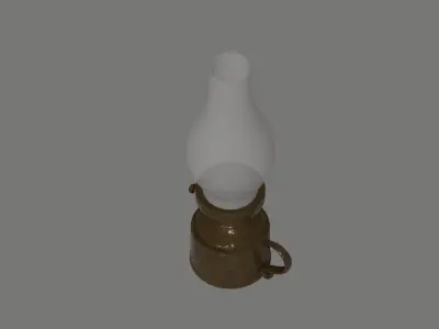Oil Lamp 3D model