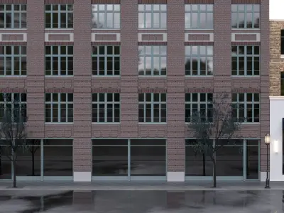 Free Facades - 3D Exterior Free 3D model