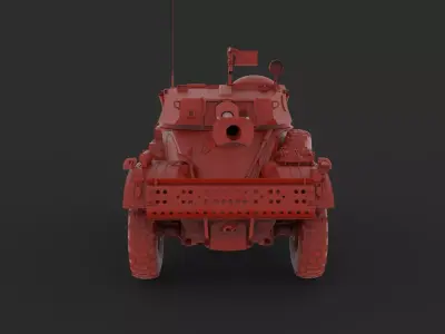 Panhard AML 90 3D print model
