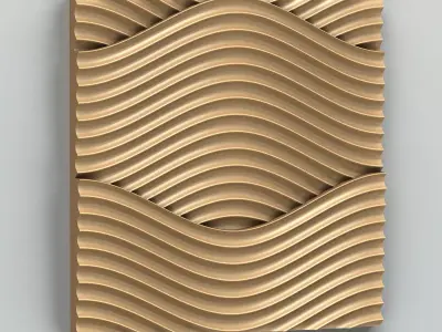 Wall panel 013 3D model