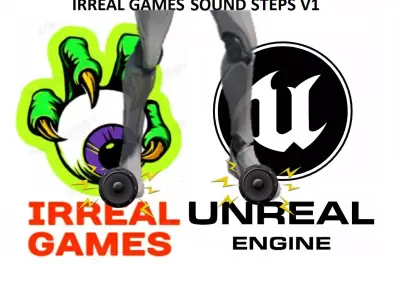 SOUND STEPS TO UNREAL ENGINE V1 3D model