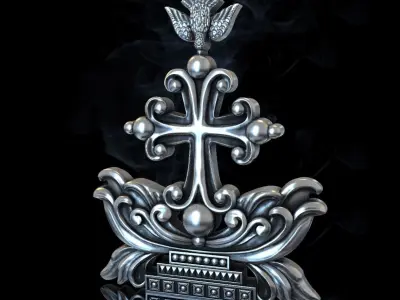 Marthoma Cross 3D print model