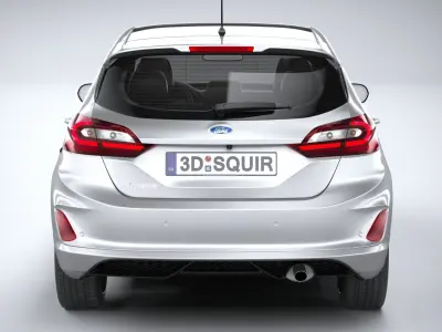 Fiesta ST-Line 5-door 2022 3D model