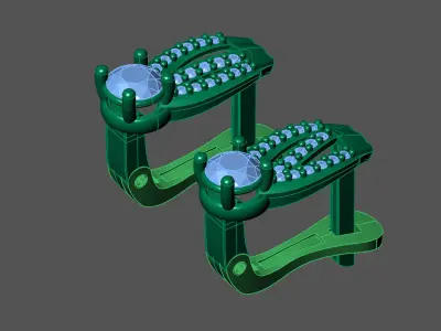 Women Earrings 3DM STL Womens Earring Renders 3D print models   3D print model purchase