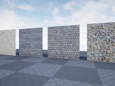 Wall rock 8k Vol 1  UE4 3D model