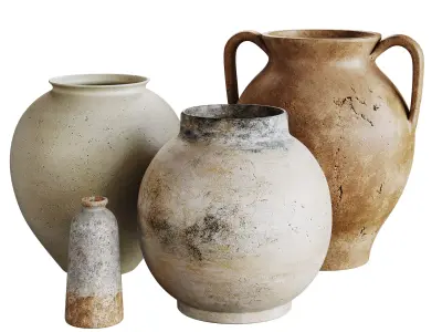 Set of vases by Zara Home  3D model