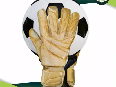 3D Less Leaky Goalkeeper Trophy - PRINT READY Free 3D print model
