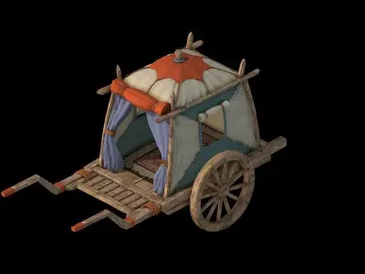 Game Water Delivery Team - Car 3D model