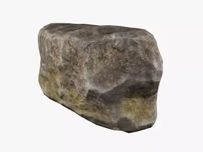 Natural Rock Free low-poly 3D model