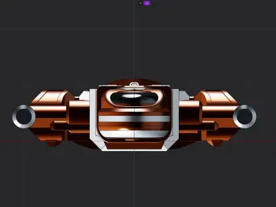 ARN-03 Sci-fi Transport Shuttle 3D print model