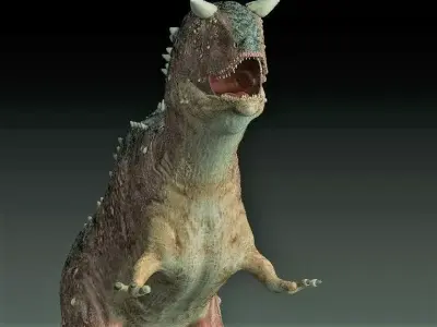Carnotaurus dinosaur 3D model