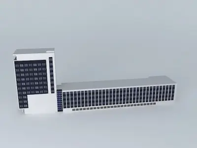 House project in Kaunas Free 3D model