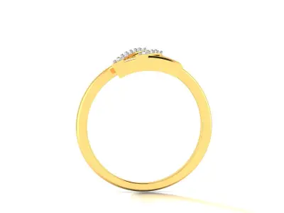 Solitaire Wedding Engagement Women Ring 3D print model