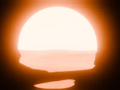 Sunset Animation Loop Free 3D model