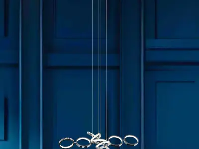 Lighting Colette LED Chandelier 3D model