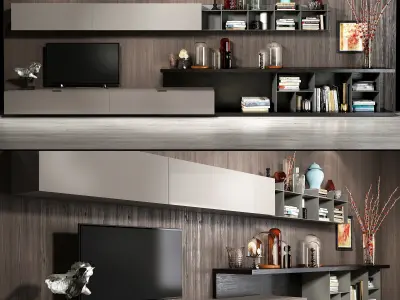 Alf TV Wall set 3D model