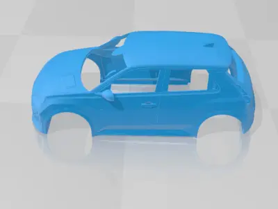 Renault 5 E-Tech - Body Car STL Model 3D print model