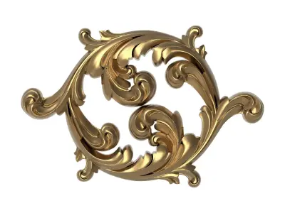  decorative pattern ready for 3D printing 3D model 15