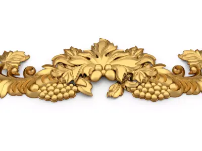 carved classic decorative ornament cnc 3d printing stl 26 3D print model
