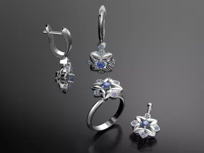 New life set for women 3D print model