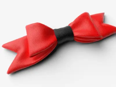 Bow 04 Low-poly 3D model