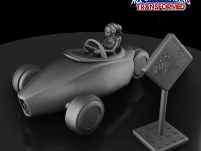 ULALA - SPACE CHANNEL 5 - SONIC and ALL-STARS RACING TRANSFORMED 3D print model