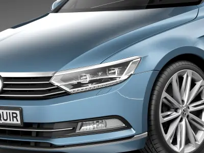 Volkswagen Passat Variant 2015 3D model